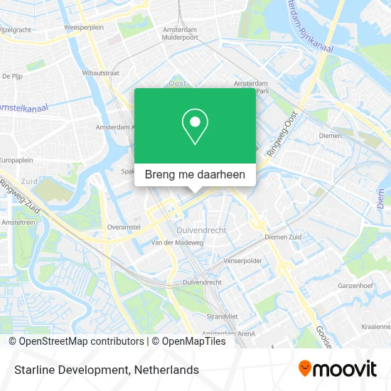 Starline Development kaart