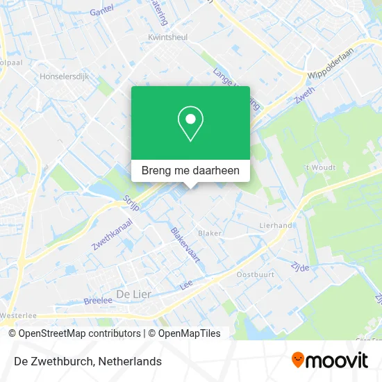 De Zwethburch kaart