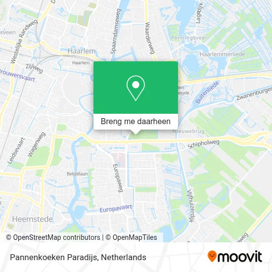 Pannenkoeken Paradijs kaart