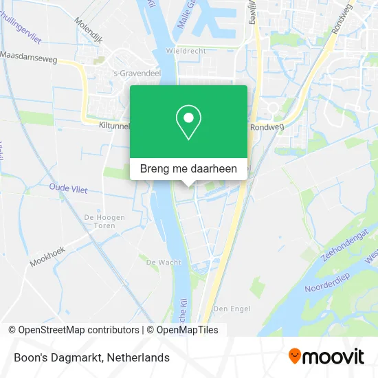 Boon's Dagmarkt kaart