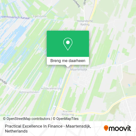 Practical Excellence In Finance - Maartensdijk kaart