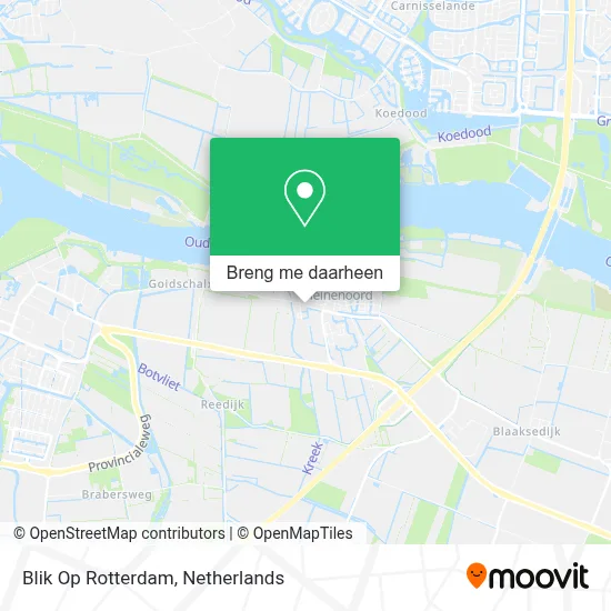 Blik Op Rotterdam kaart