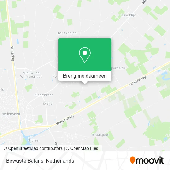 Bewuste Balans kaart