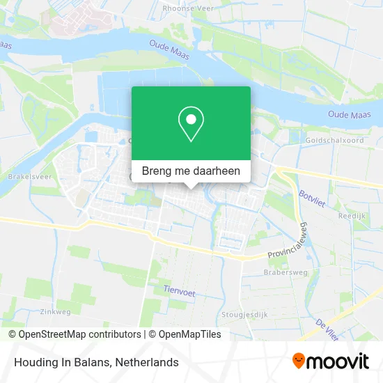 Houding In Balans kaart