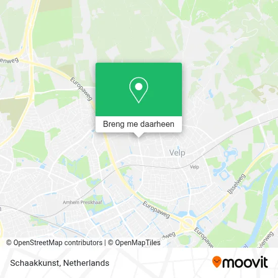 Schaakkunst kaart