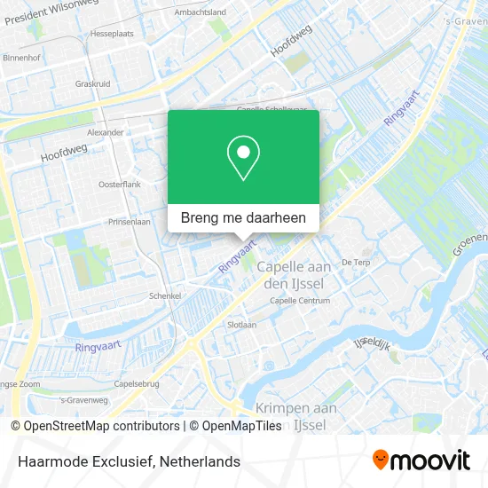 Haarmode Exclusief kaart