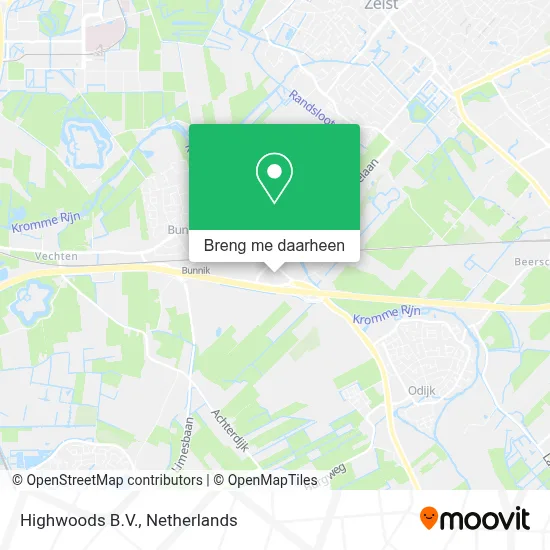 Highwoods B.V. kaart