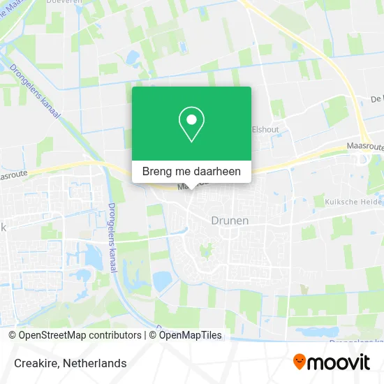 Creakire kaart