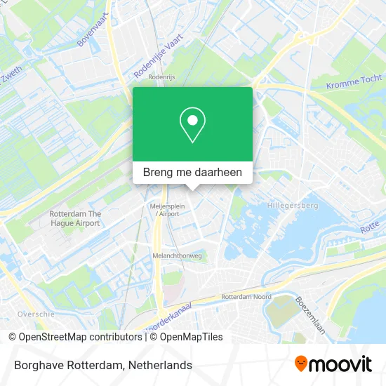 Borghave Rotterdam kaart