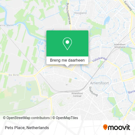 Pets Place kaart