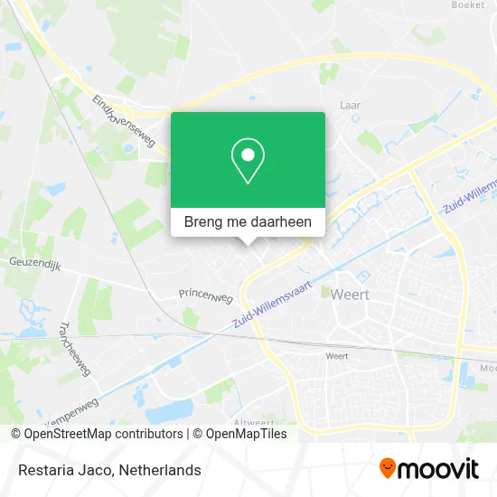 Restaria Jaco kaart