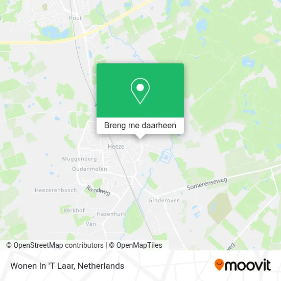 Wonen In 'T Laar kaart