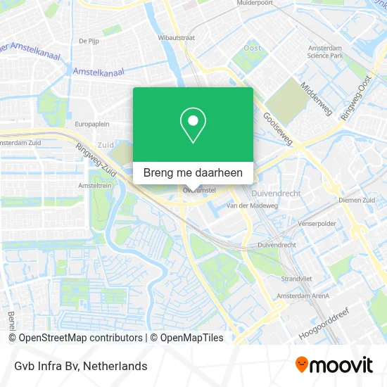 Gvb Infra Bv kaart