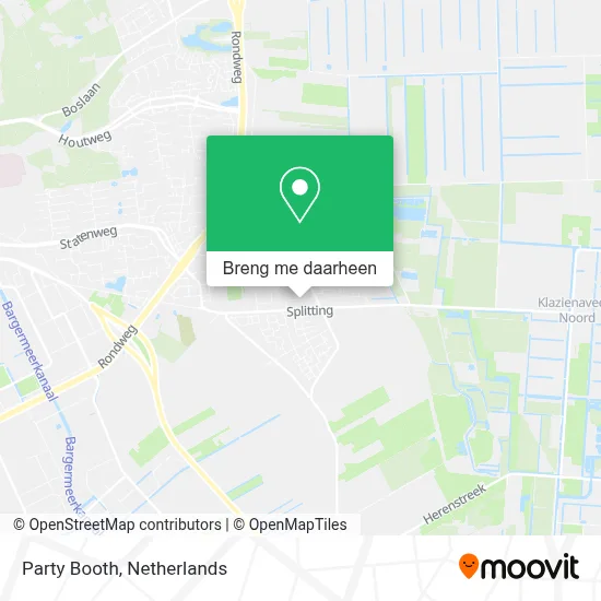 Party Booth kaart
