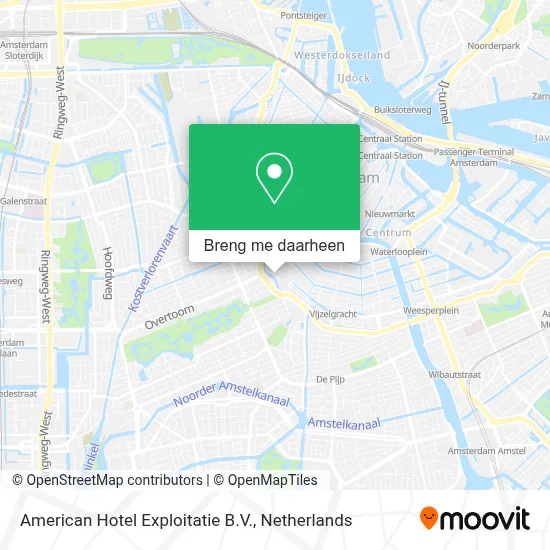 American Hotel Exploitatie B.V. kaart