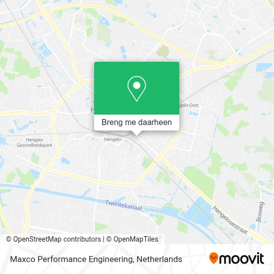 Maxco Performance Engineering kaart