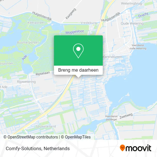 Comfy-Solutions kaart