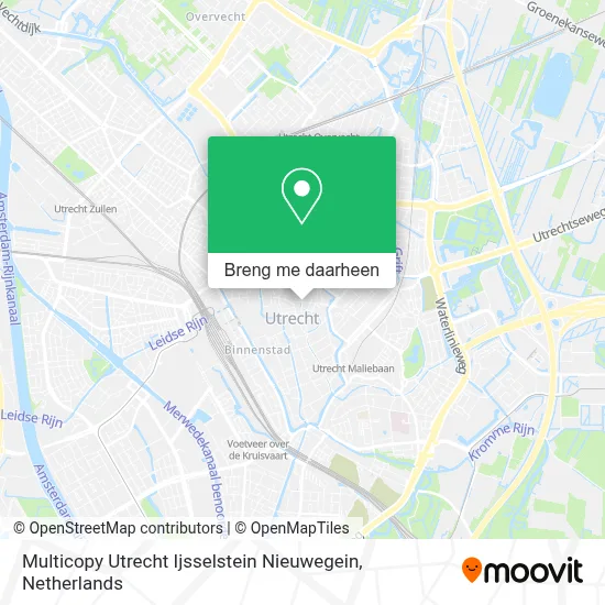 Multicopy Utrecht Ijsselstein Nieuwegein kaart