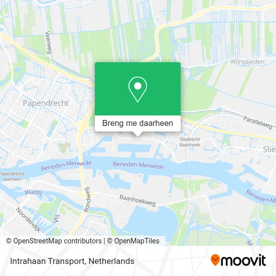 Intrahaan Transport kaart