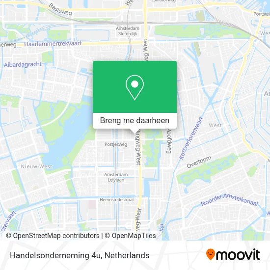 Handelsonderneming 4u kaart