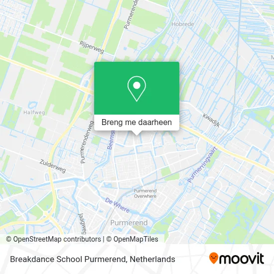 Breakdance School Purmerend kaart
