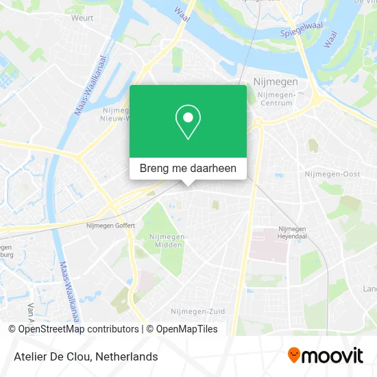 Atelier De Clou kaart