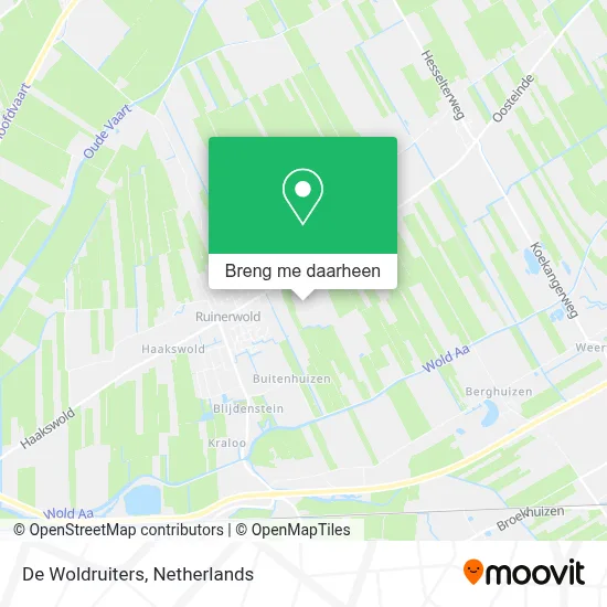 De Woldruiters kaart