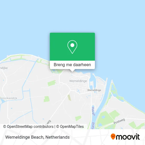 Wemeldinge Beach kaart