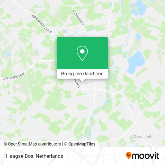 Haagse Bos kaart