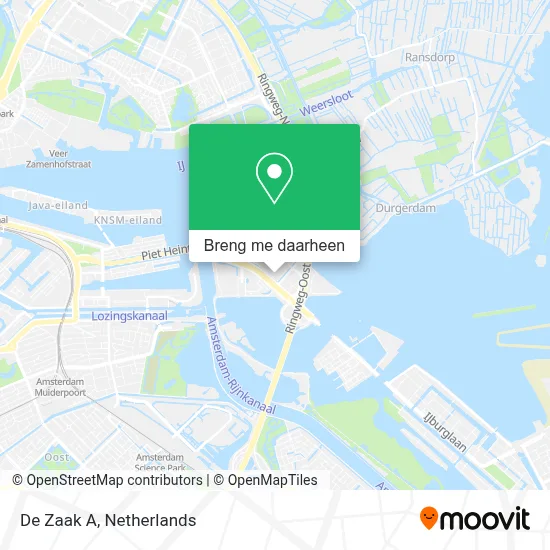 De Zaak A kaart