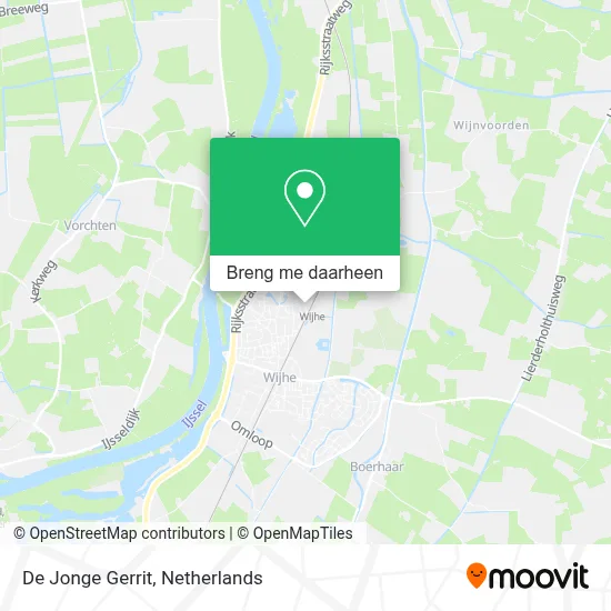 De Jonge Gerrit kaart