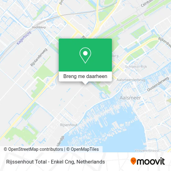 Rijssenhout Total - Enkel Cng kaart