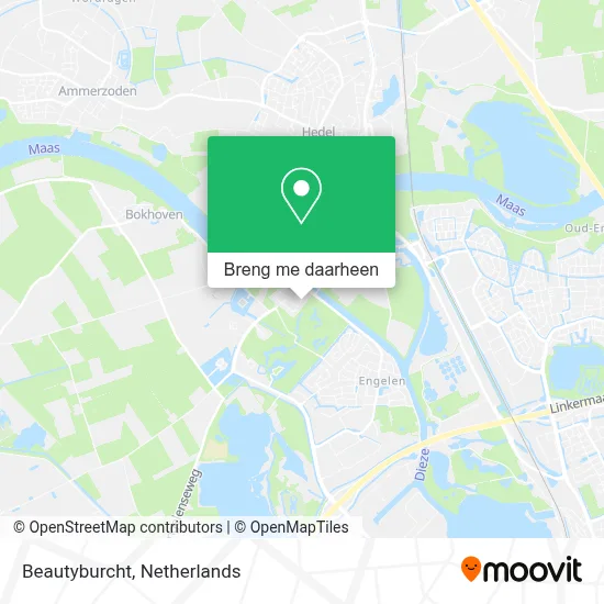 Beautyburcht kaart