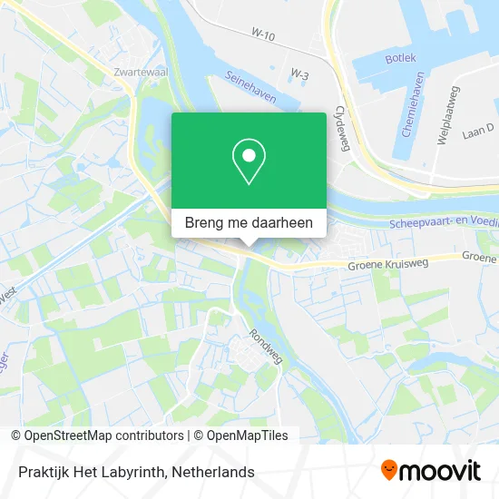 Praktijk Het Labyrinth kaart