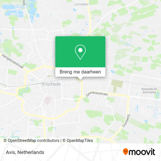 Avis kaart