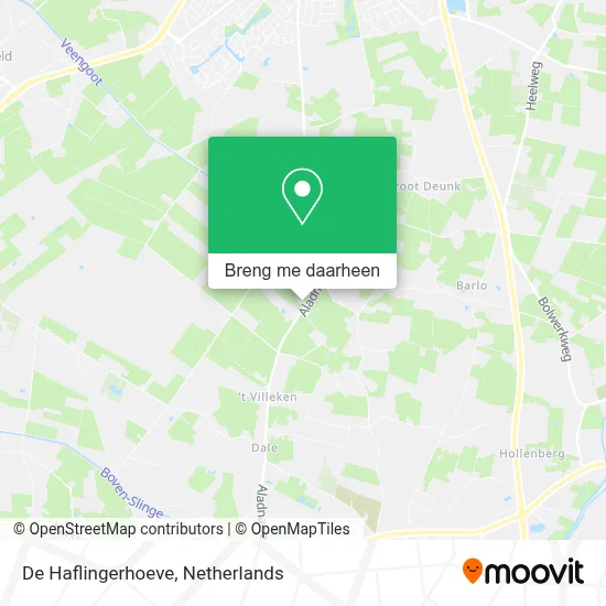 De Haflingerhoeve kaart