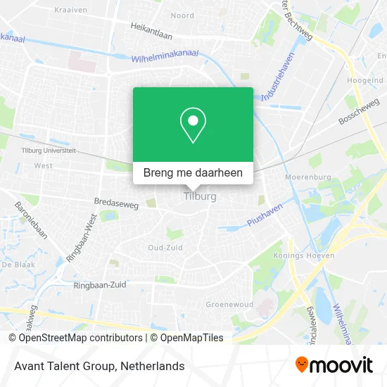 Avant Talent Group kaart