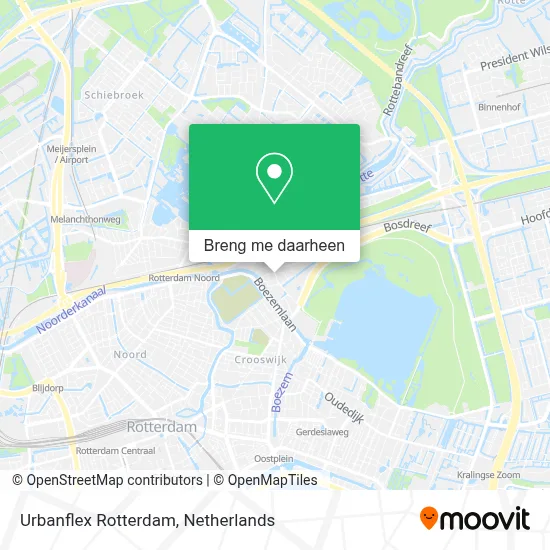 Urbanflex Rotterdam kaart