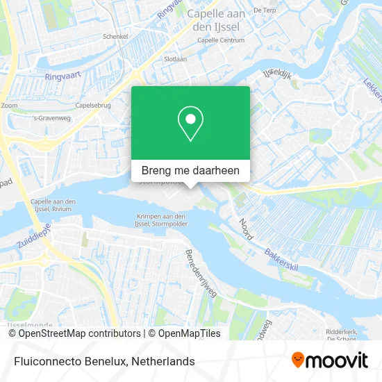 Fluiconnecto Benelux kaart