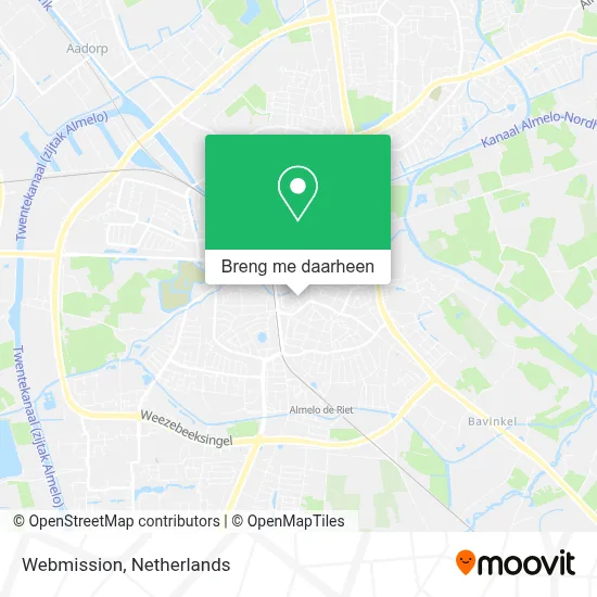 Webmission kaart