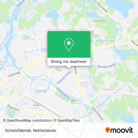 Schetsfabriek kaart
