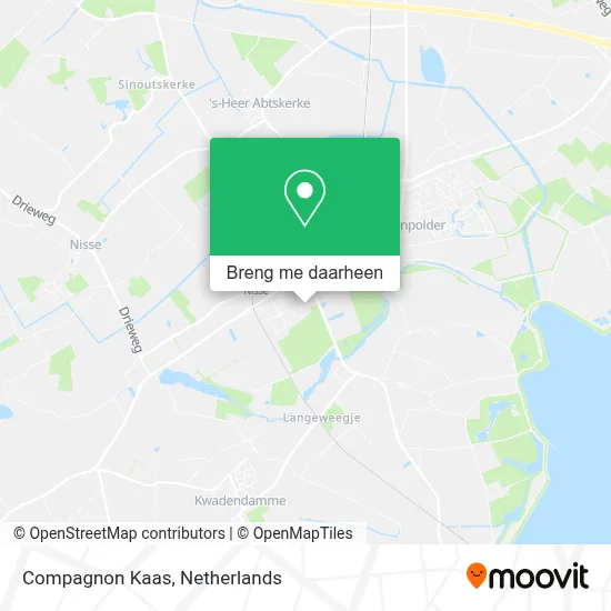 Compagnon Kaas kaart