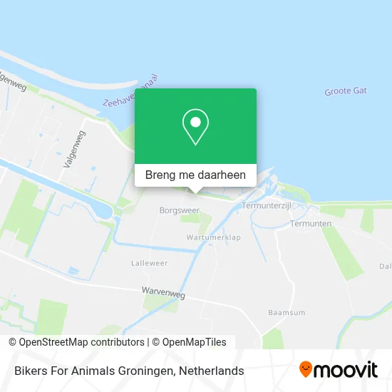 Bikers For Animals Groningen kaart