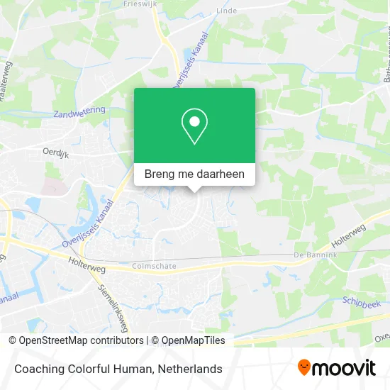 Coaching Colorful Human kaart