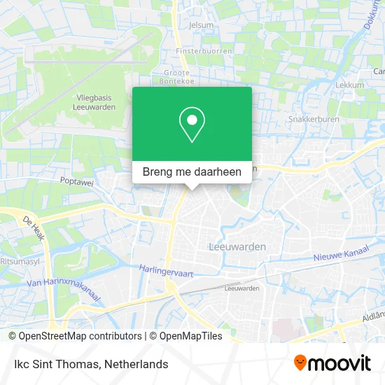 Ikc Sint Thomas kaart
