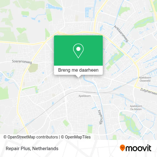 Repair Plus kaart