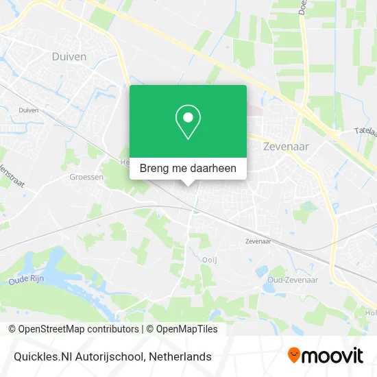 Quickles.Nl Autorijschool kaart