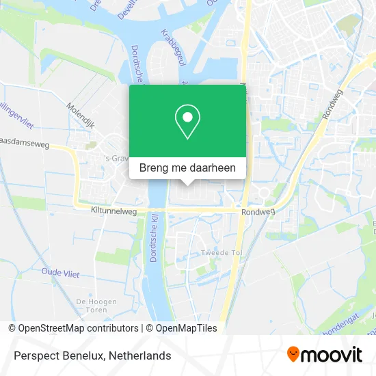 Perspect Benelux kaart