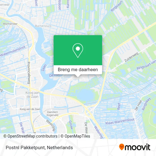 Postnl Pakketpunt kaart