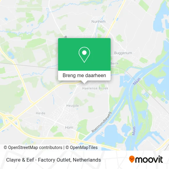 Clayre & Eef - Factory Outlet kaart